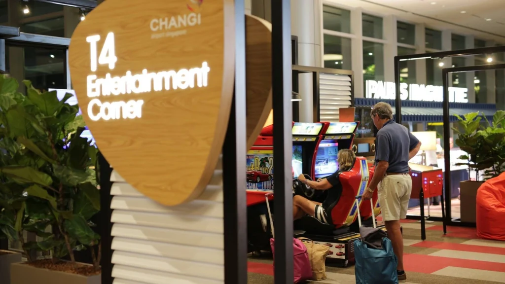 Entertainment Corner at Terminal 4