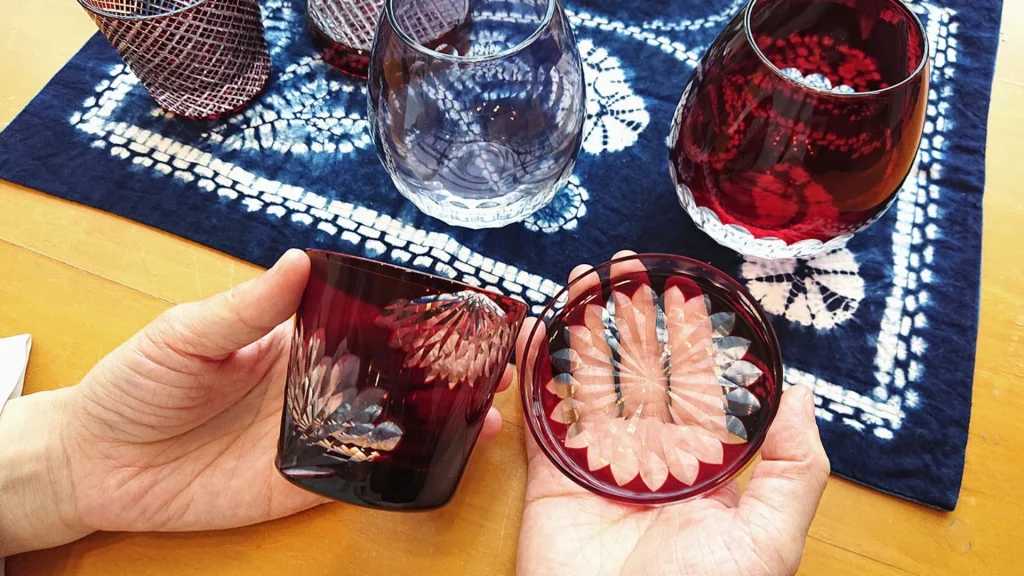  Edo Kiriko Glassware